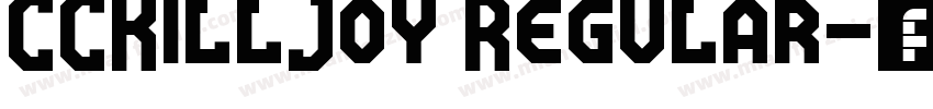 CCKillJoy Regular字体转换
